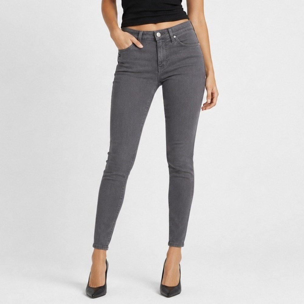 AG Adriano Goldschmied Legging Ankle Jeans 24 Grey Super Skinny